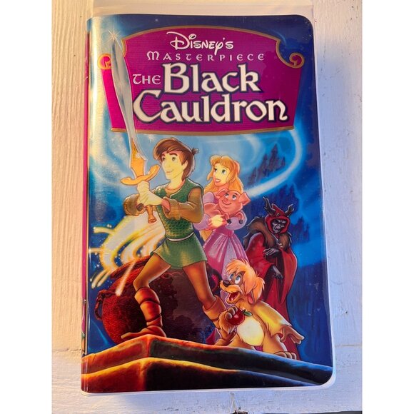 Walt Disney The Black Cauldron VHS Tape Vintage Classic Animated Movie - Picture 1 of 2